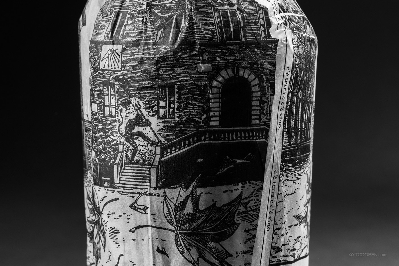 复古欧洲葡萄酒包装设计作品图片-05