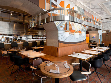 现代风格动漫元素餐厅装修设计欣赏
