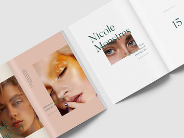 时尚美妆艺术品牌杂志画册设计欣赏
