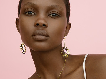 非洲黑人美女人像摄影图片