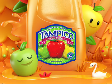 Tampico果汁饮品广告海报设计欣赏