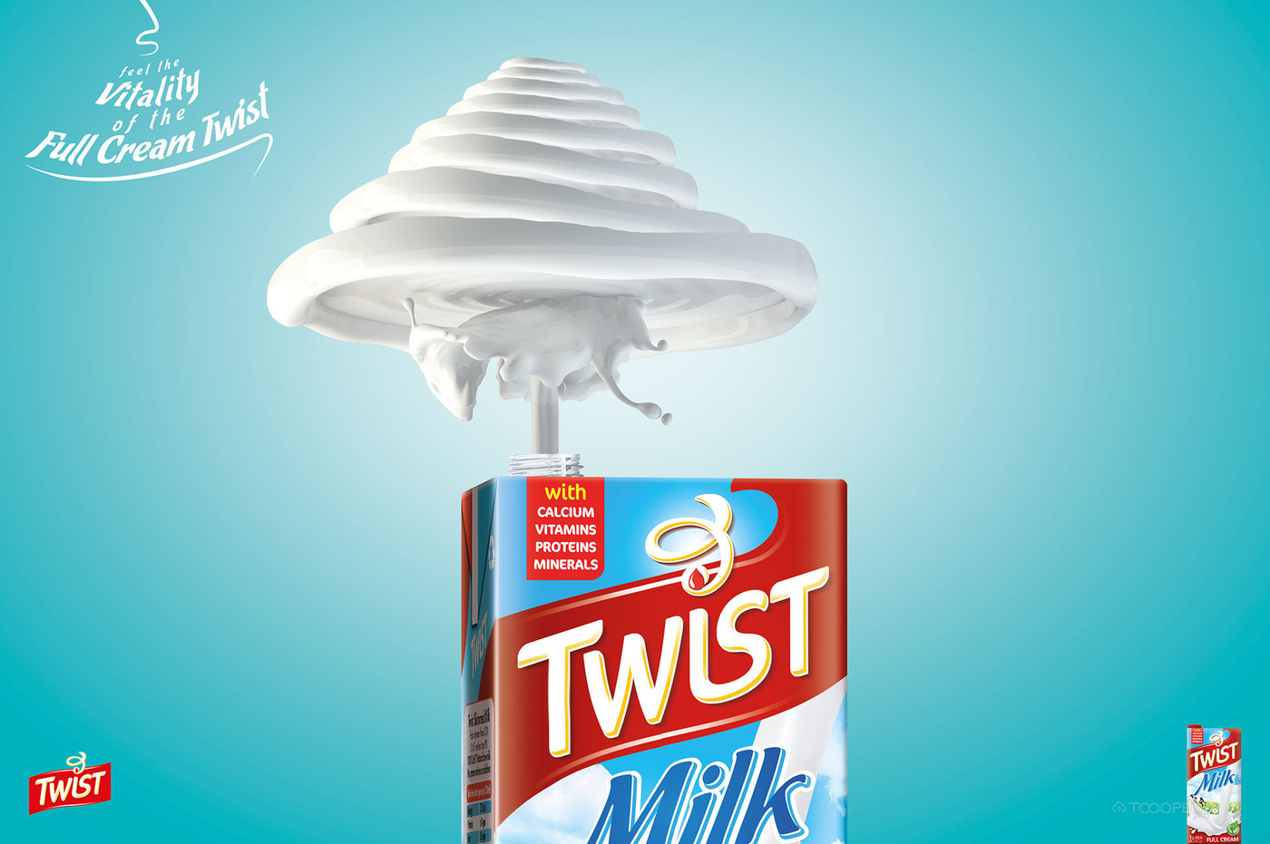 Twist牛奶海报设计作品欣赏-03