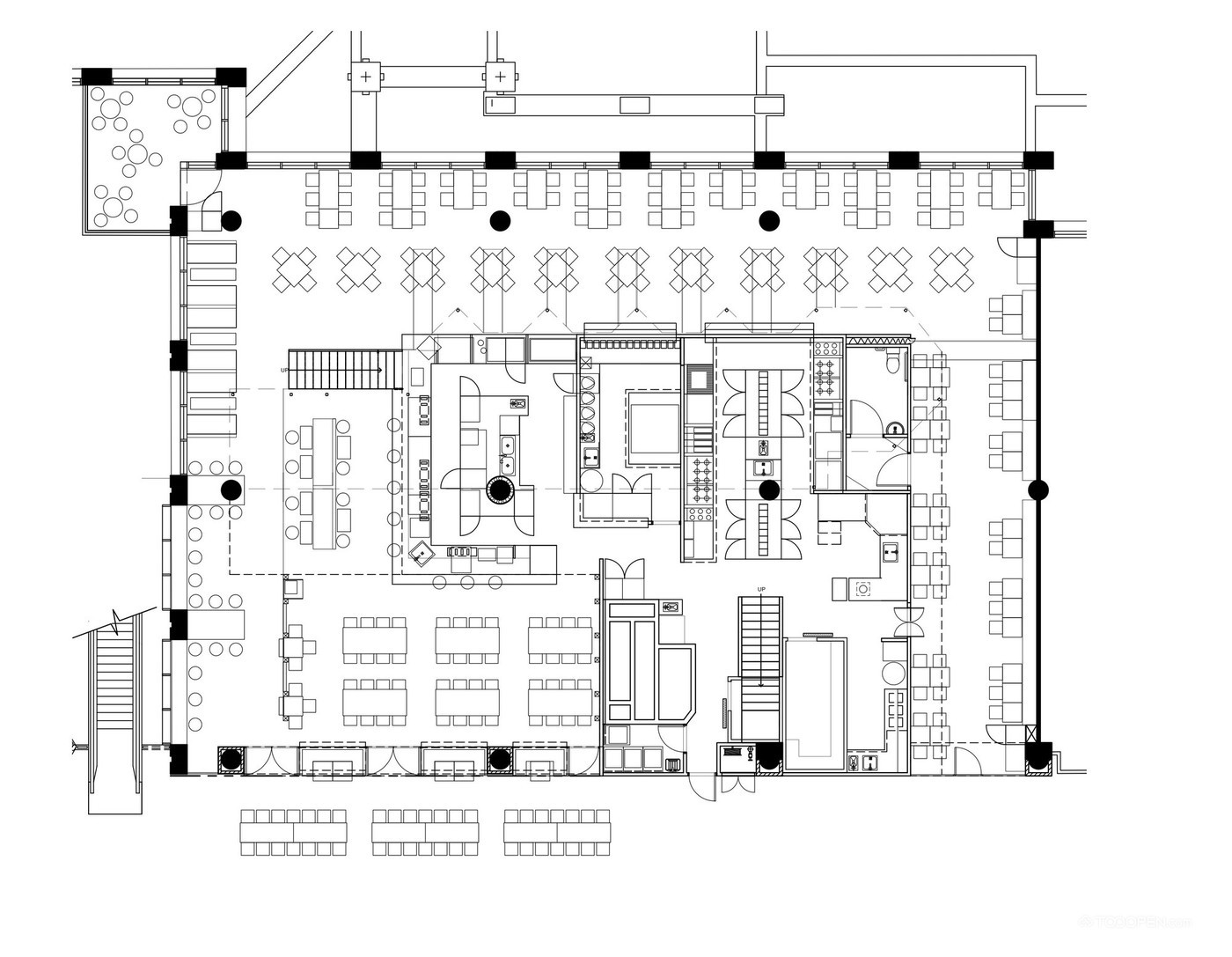 现代科技风格咖啡店装修设计作品图片-12