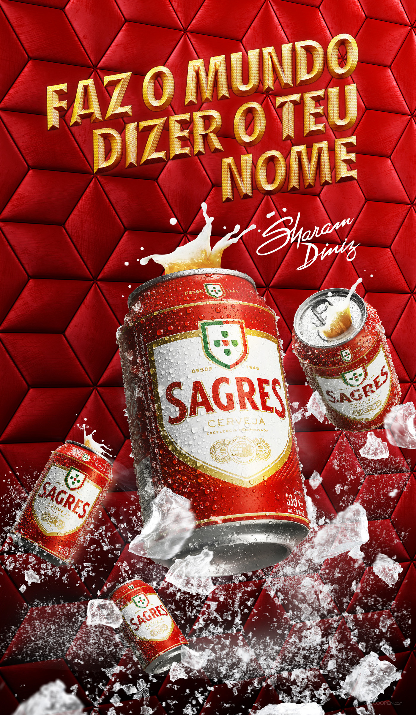 国外SAGERS啤酒广告海报设计欣赏-03