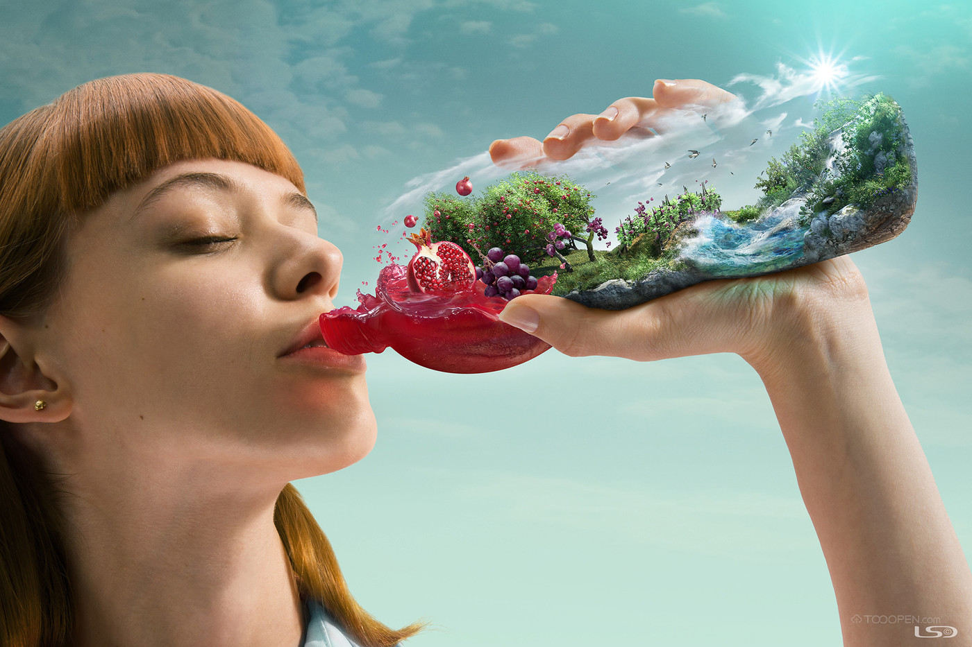 创意意大利米兰LSD饮料广告海报设计欣赏-03