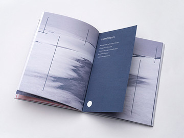 静谧蓝调画册设计作品欣赏