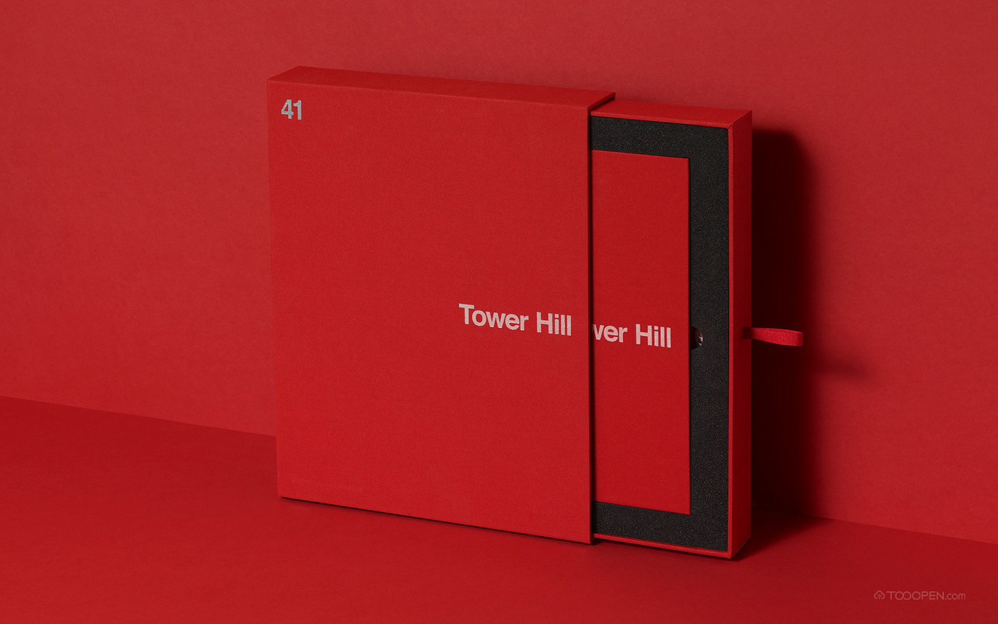 红色调TOWER HILL画册设计欣赏-05