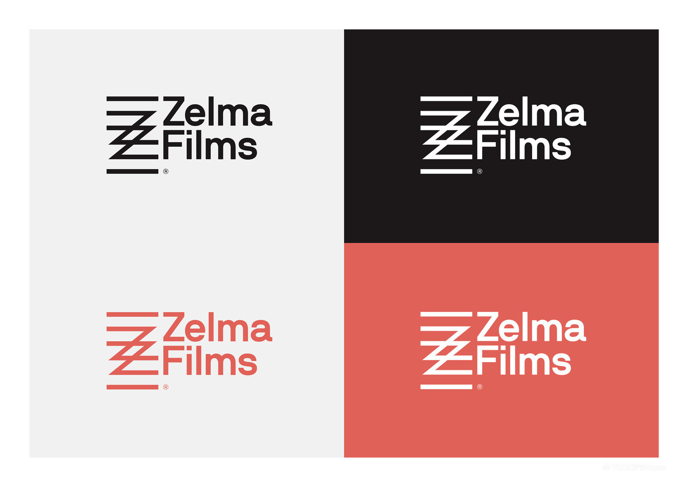 zelma films 品牌VI设计欣赏-02