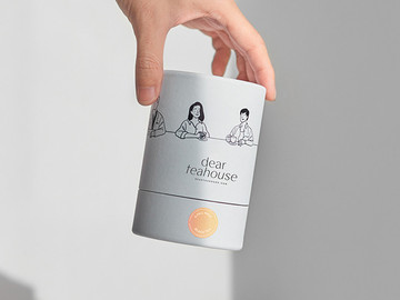 清新自然环保茶叶包装设计作品图片