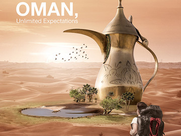 无限可能阿曼旅游广告海报设计欣赏