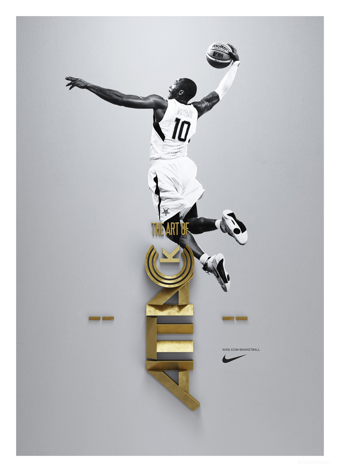 Nike科比系列战靴海报设计作品欣赏-01
