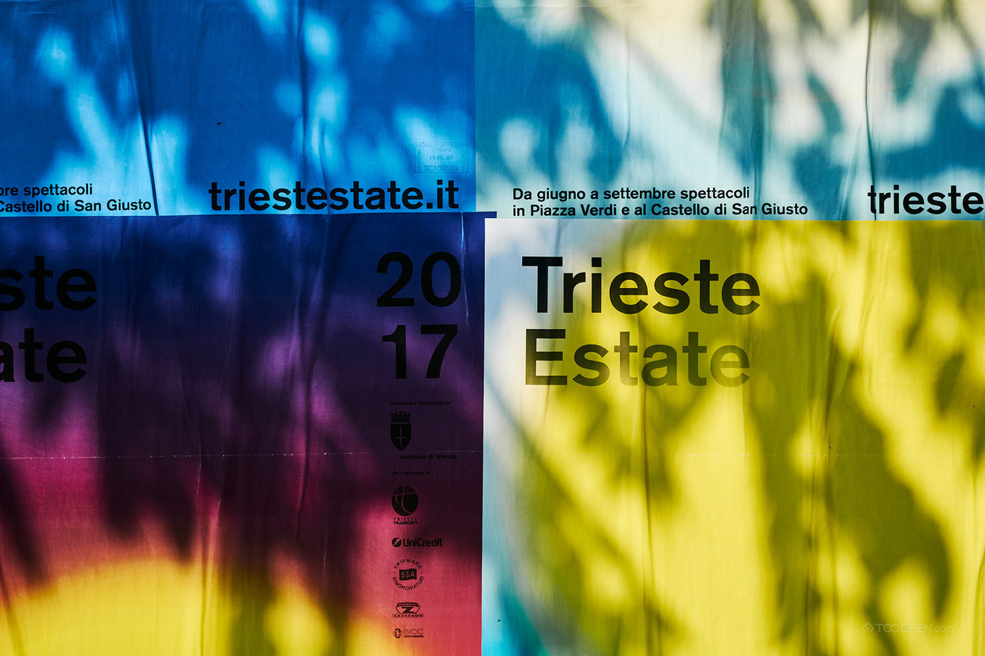 Trieste Estate光影渐变晕染海报设计欣赏-02