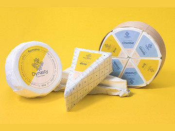 欧洲牛羊奶酪包装图片欣赏