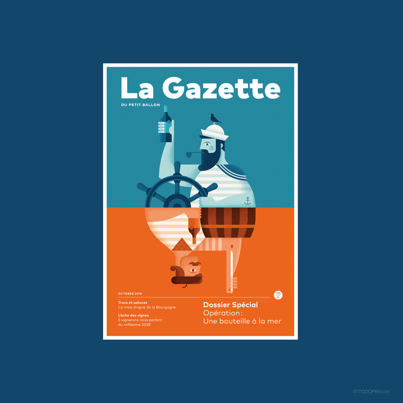 La Gazette葡萄酒月刊封面海报设计欣赏-05