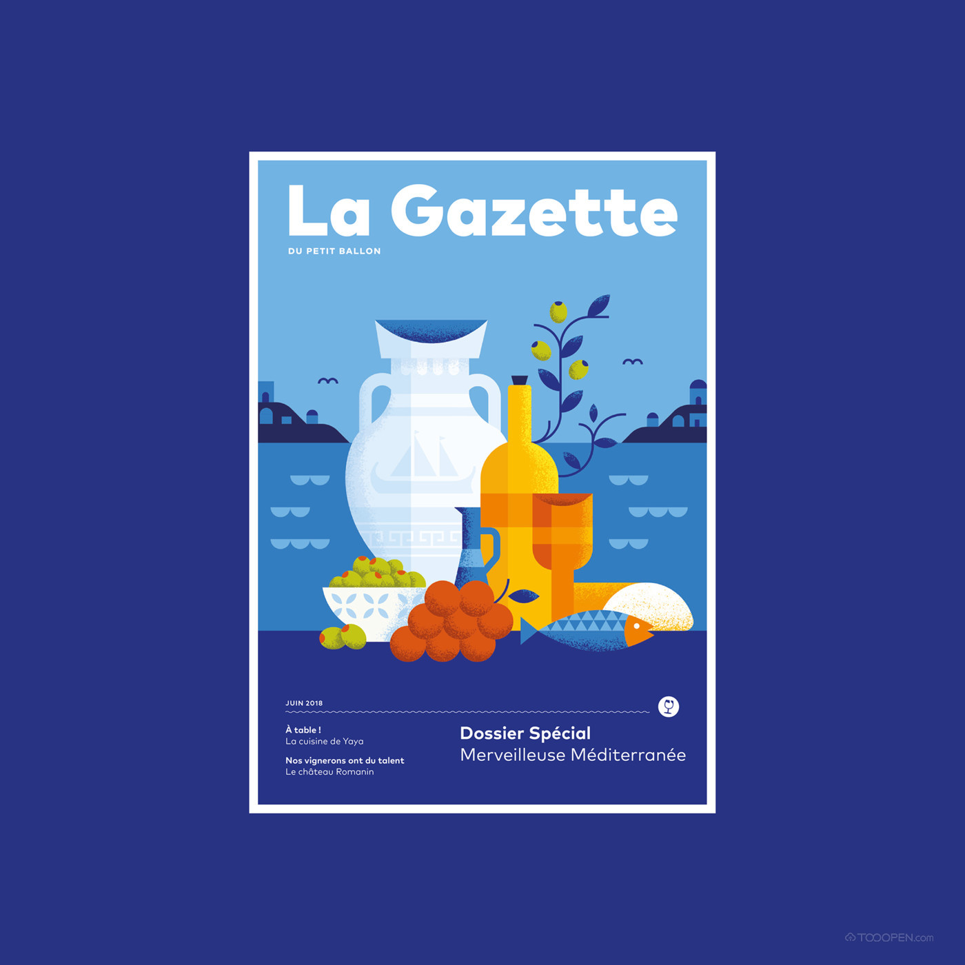 La Gazette葡萄酒月刊封面海报设计欣赏-09