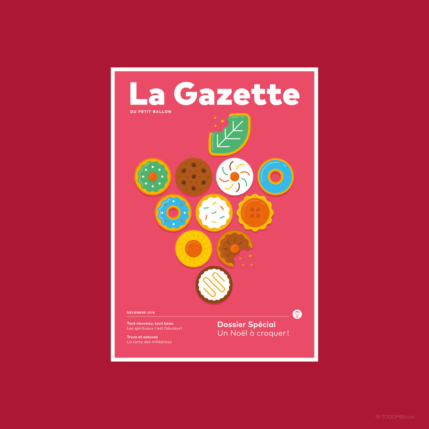 La Gazette葡萄酒月刊封面海报设计欣赏-11