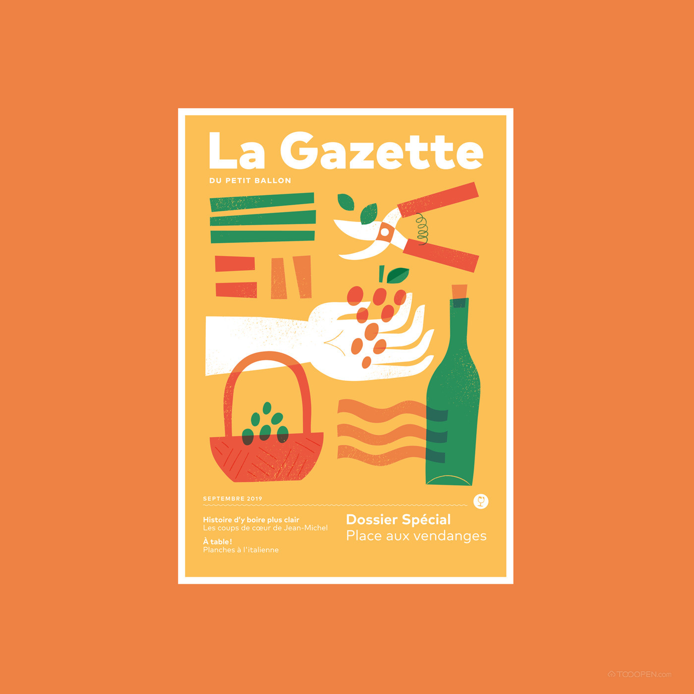 La Gazette葡萄酒月刊封面海报设计欣赏-13