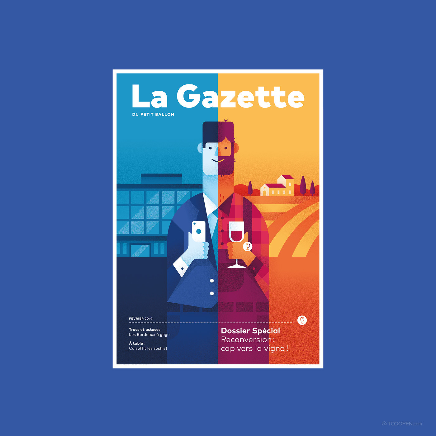 La Gazette葡萄酒月刊封面海报设计欣赏-15