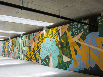 国外森林墙绘艺术作品欣赏
