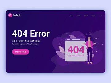网站创意404页面设计欣赏