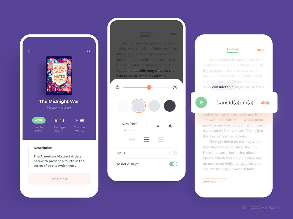 國(guó)外讀書APP界面UI設(shè)計(jì)作品大全-10