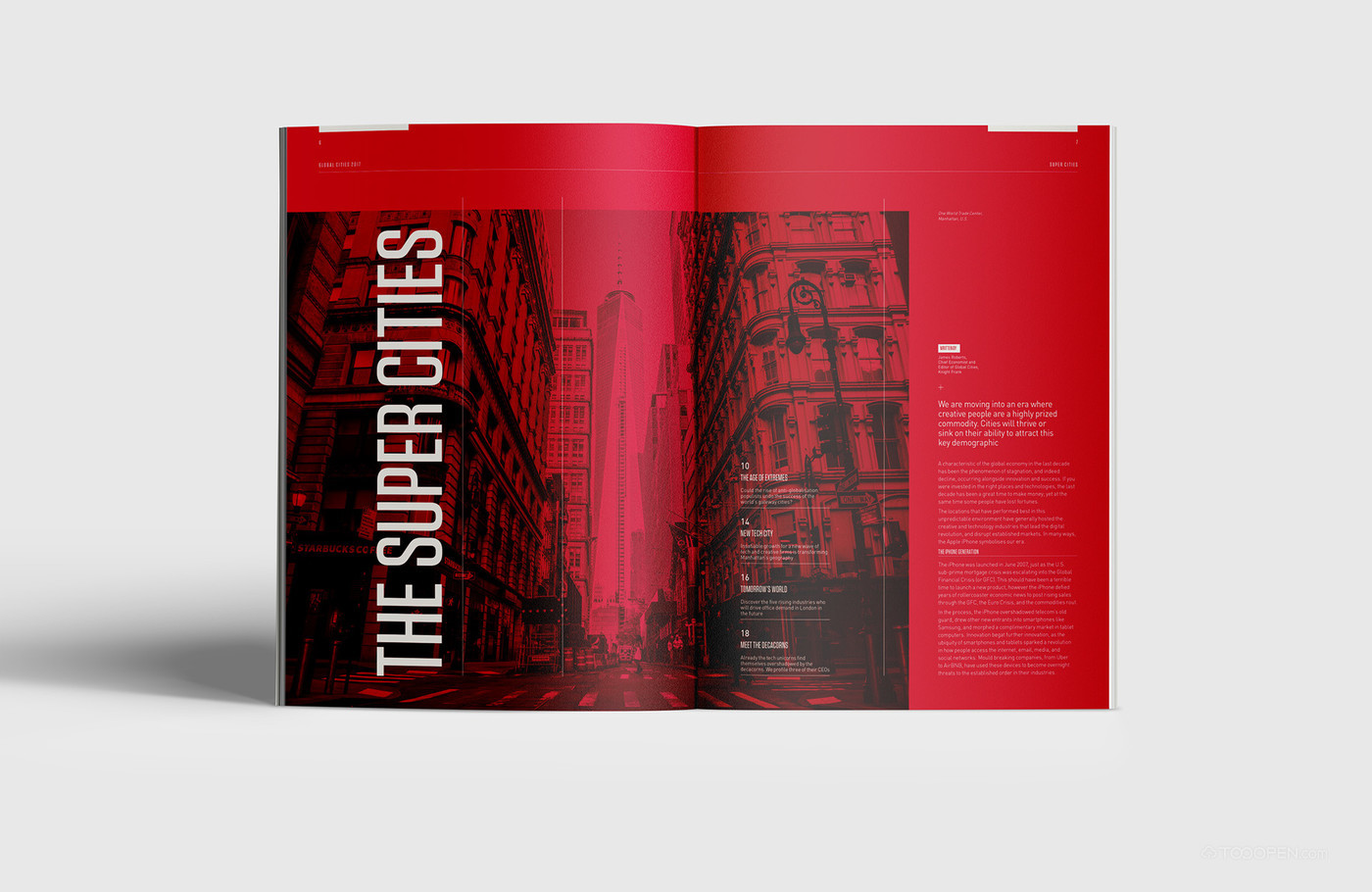 全球城市报告杂志画册设计作品欣赏-04