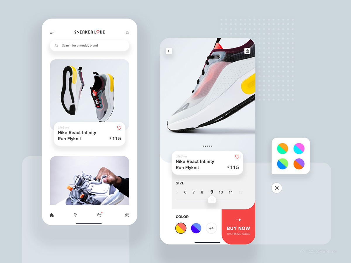 国外运动鞋购物APP界面设计欣赏-11