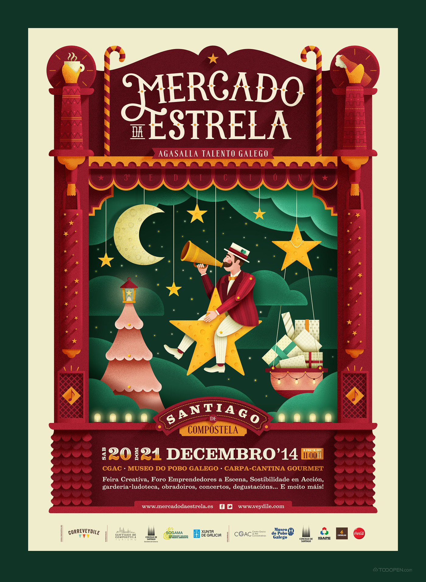 Mercado da Estrela音乐节海报设计作品欣赏-04