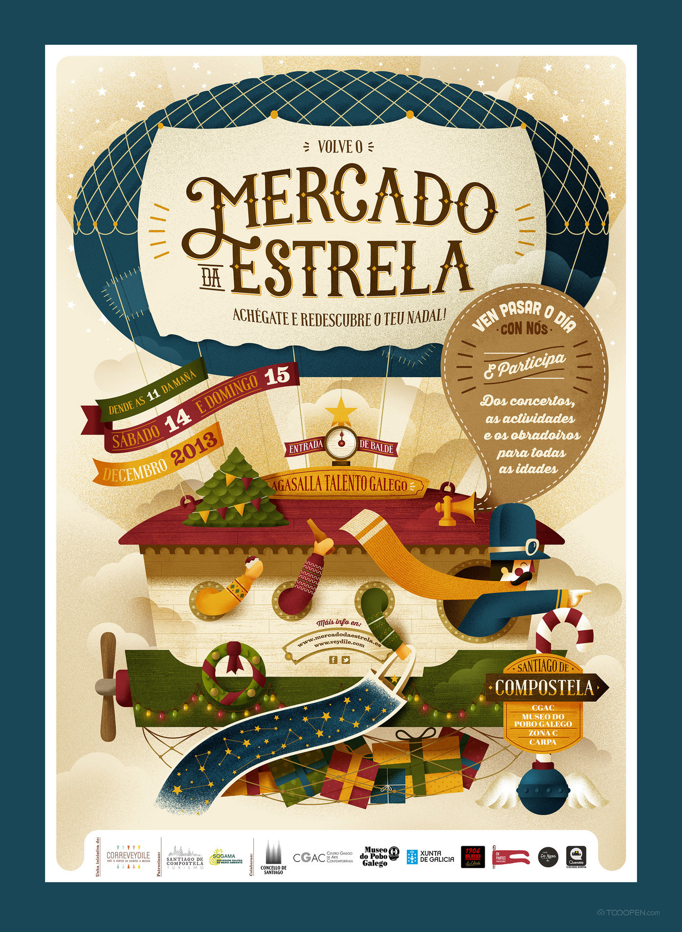 Mercado da Estrela音乐节海报设计作品欣赏-05