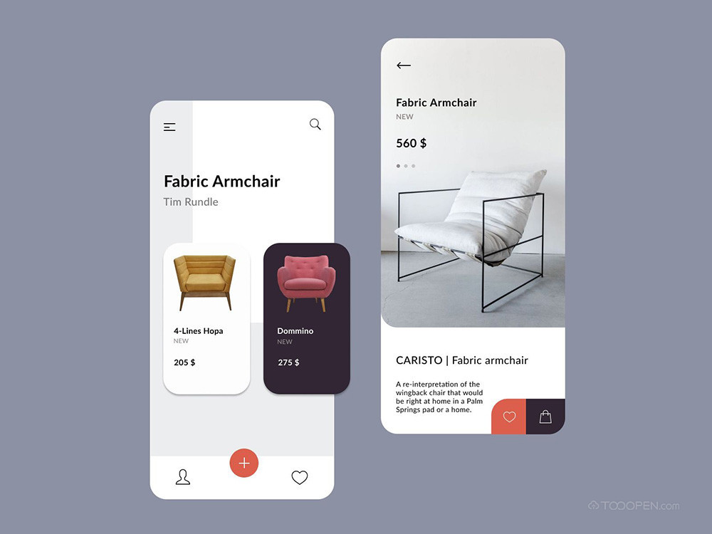 国外家具在线商城APP界面设计案例大全-06