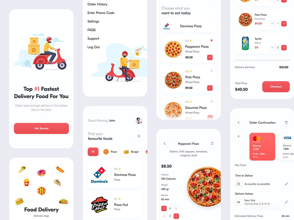 餐飲外賣APP界面設計案例大全-12