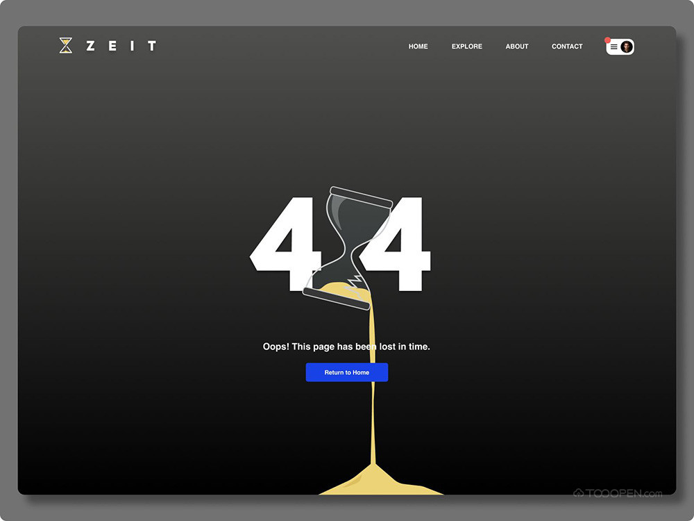 网站创意404页面设计欣赏-10