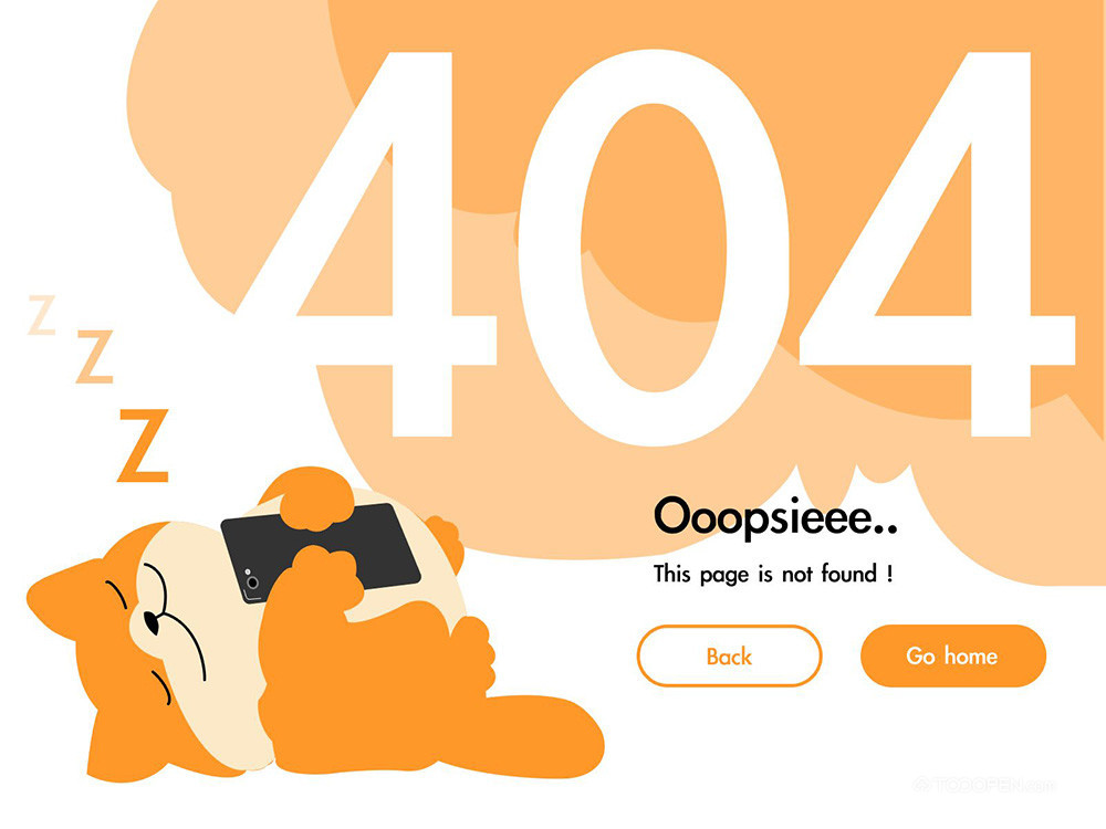 网站创意404页面设计欣赏-12