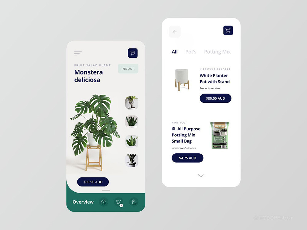 国外绿植手机商城APP界面设计案例大全-03