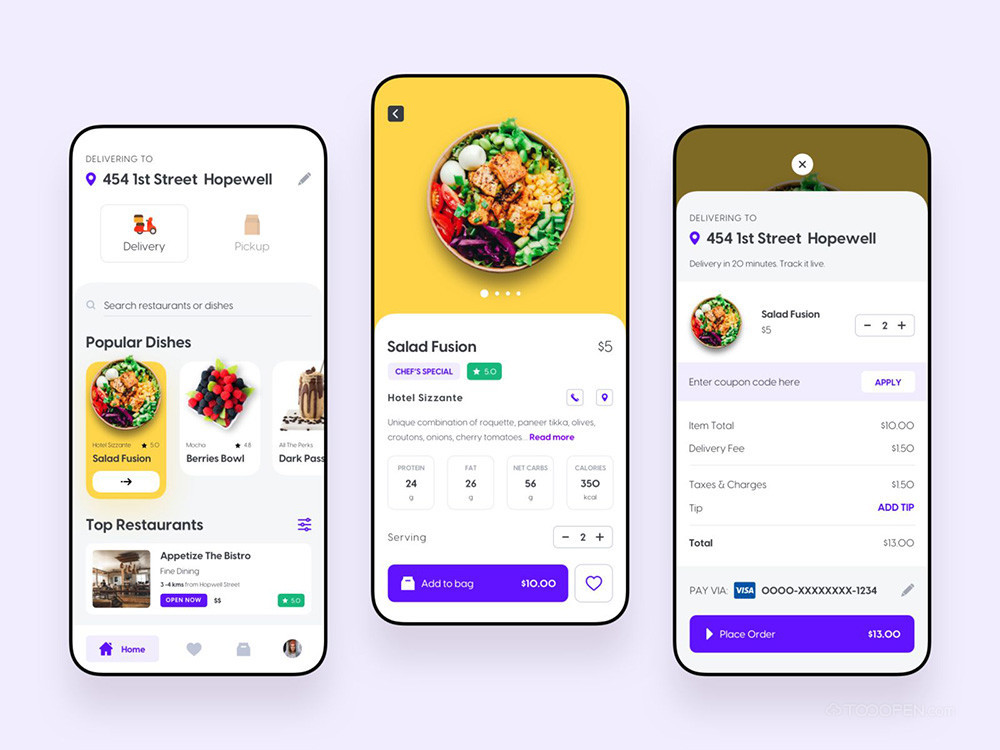 餐厅外卖APP界面设计作品欣赏-10
