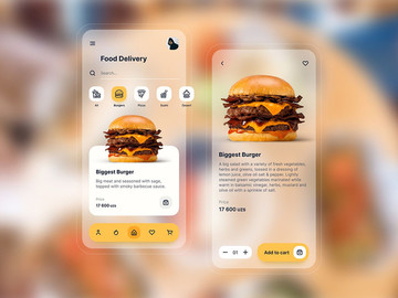 西餐厅手机点单小程序UI界面设计欣赏