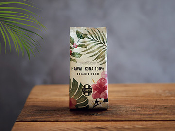 国外夏威夷咖啡豆包装设计欣赏