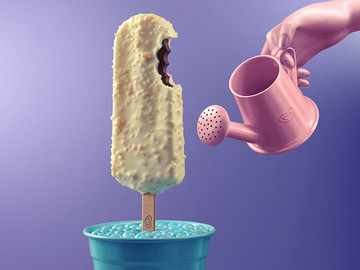 高清创意冰激凌广告摄影图片
