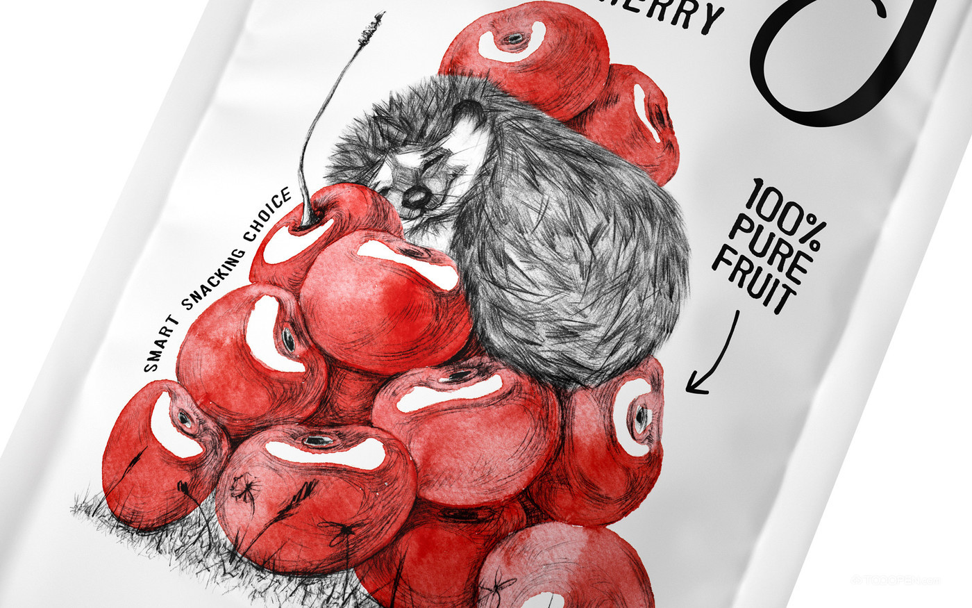 可爱刺猬水果干包装设计欣赏-06