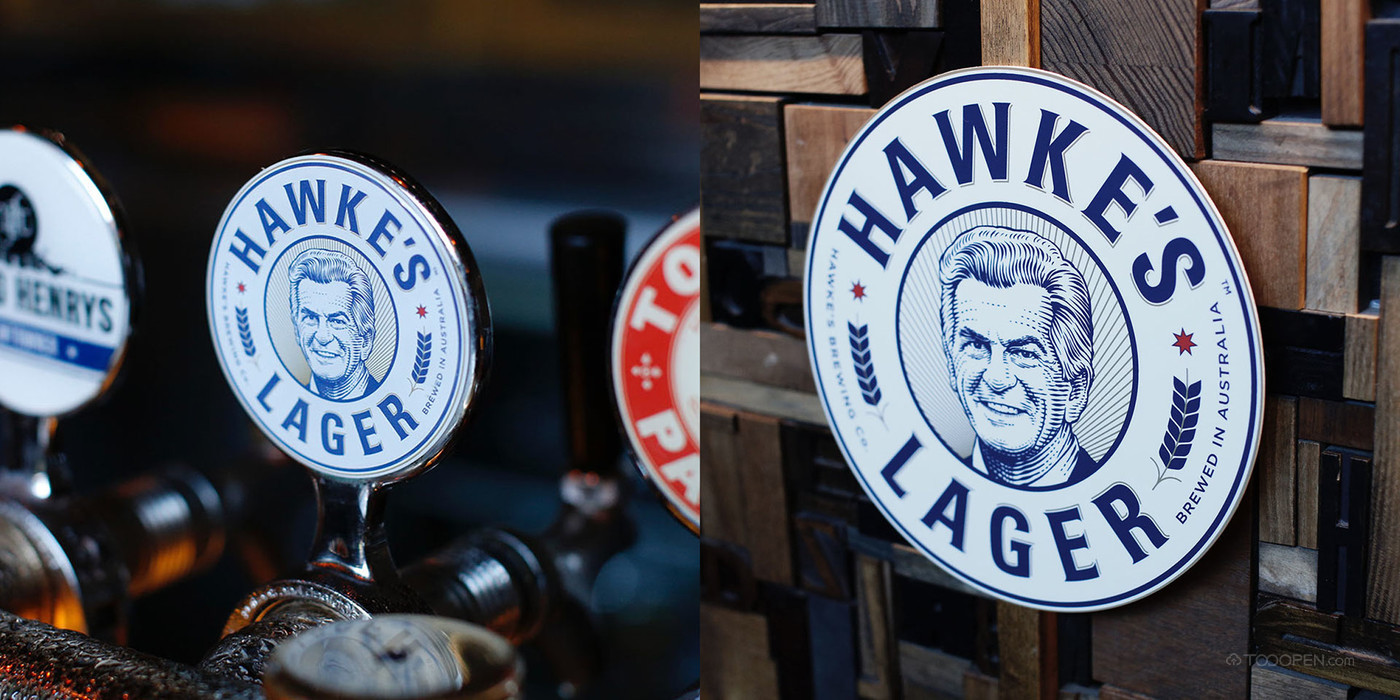 Hawke`s Lager国外澳洲啤酒包装设计欣赏-01