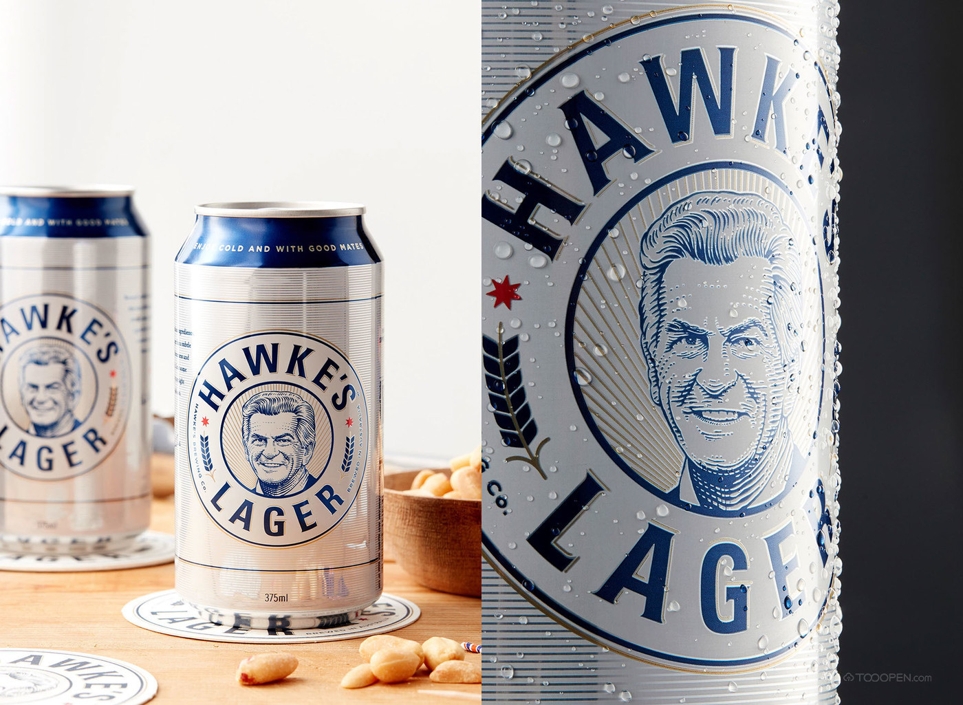 Hawke`s Lager国外澳洲啤酒包装设计欣赏-05