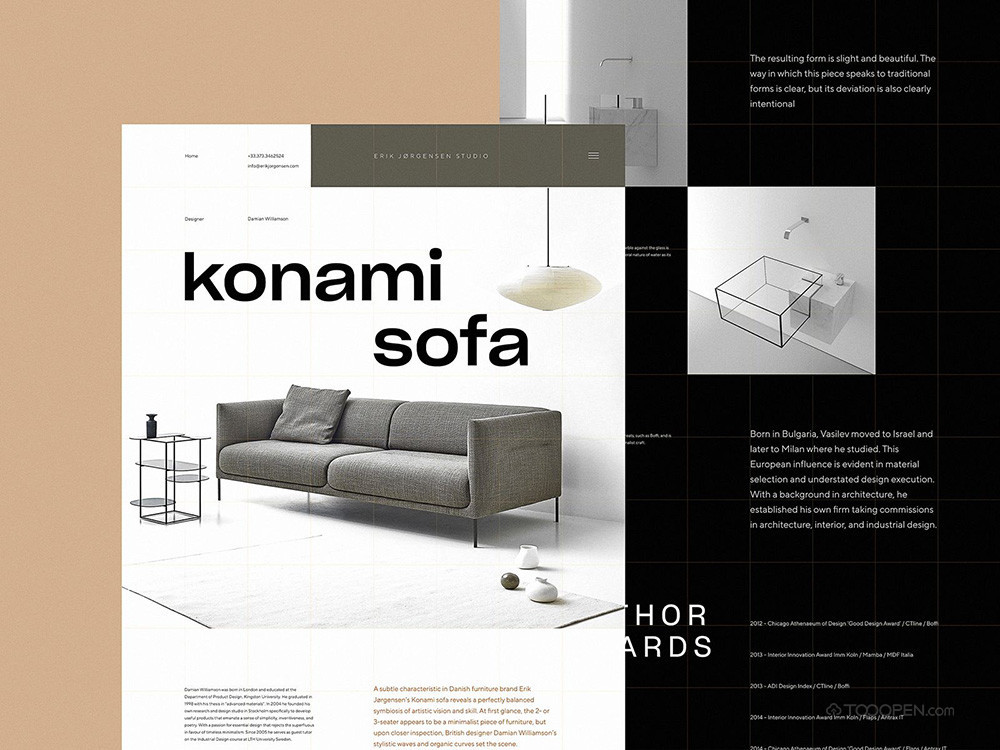 国外室内设计公司网站设计模板图片-09