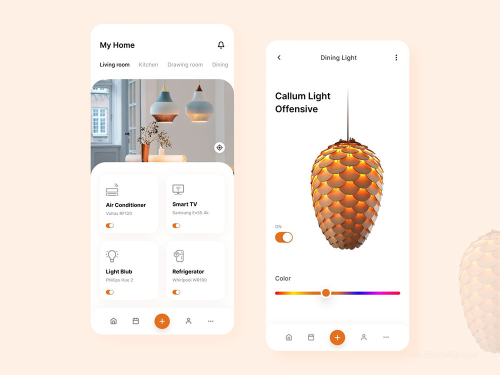 国外智能家居APP界面设计案例作品欣赏-01