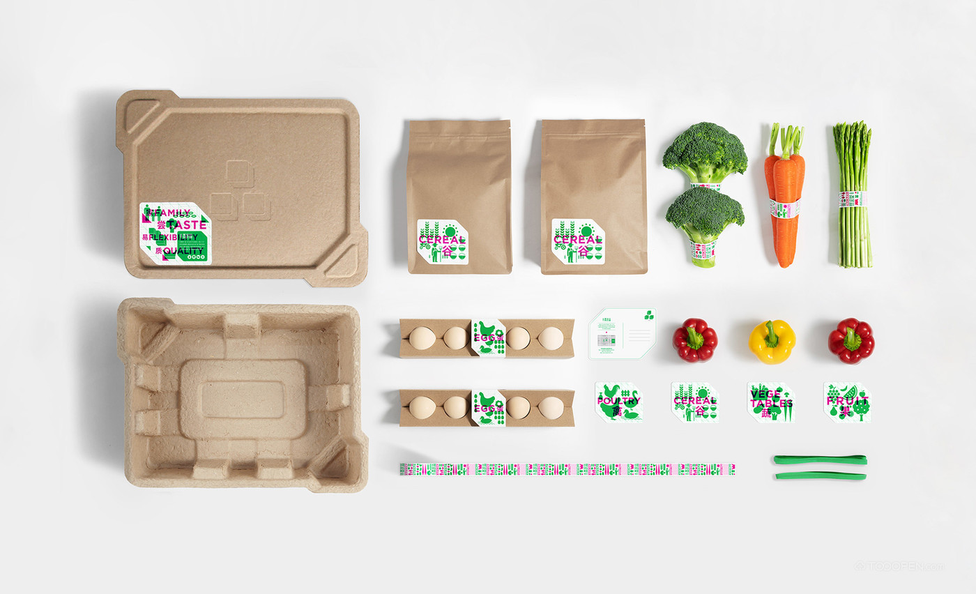 新鲜水果蔬菜环保包装设计欣赏-03