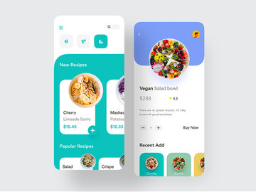 餐厅手机点单小程序UI界面设计案例图片