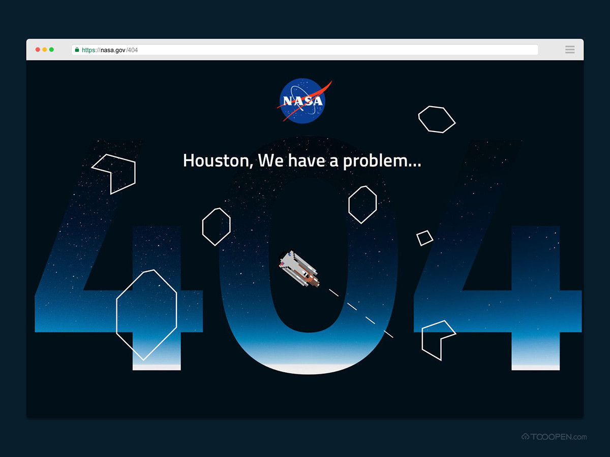 国外优秀404页面界面设计模板大全-09