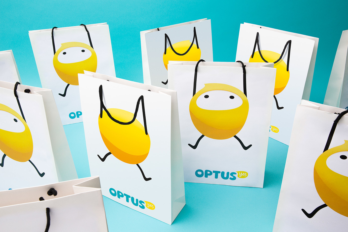 Optus yes电信公司吉祥物设计欣赏-03