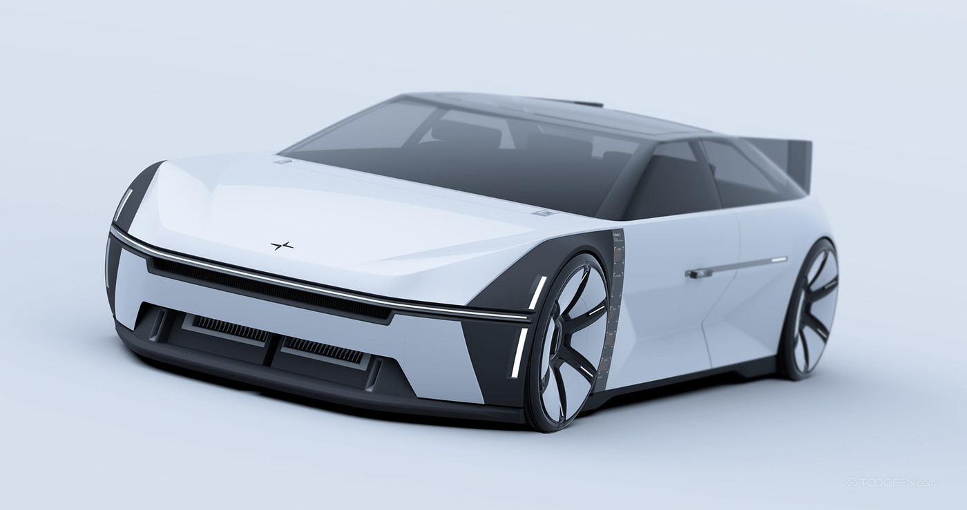沃尔沃Polestar自动性能轿车工业设计欣赏-01