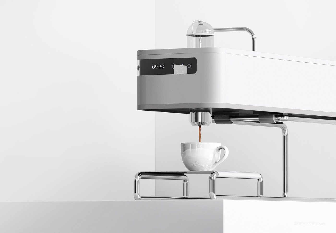 自制咖啡胶囊意式浓缩咖啡机产品设计欣赏-06