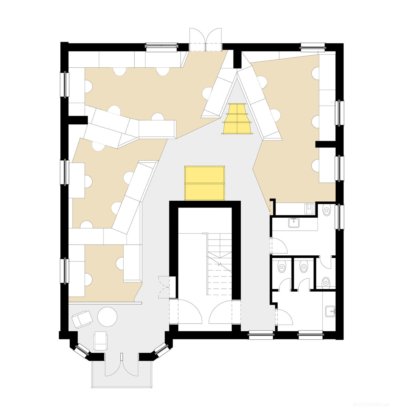 國外設(shè)計工作室裝修設(shè)計作品-15